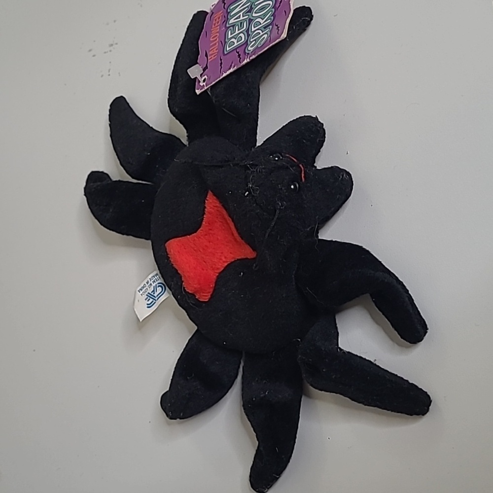 Boris 42504 Halloween Bean Sprouts Spider bean bag plush toy